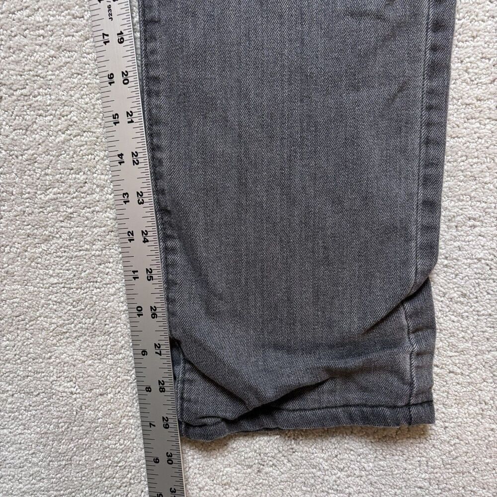 Eddie Bauer Women’s 8 Gray Flannel Lined Jeans Boyfriend Midrise Straight Cabin - Picture 7 of 10